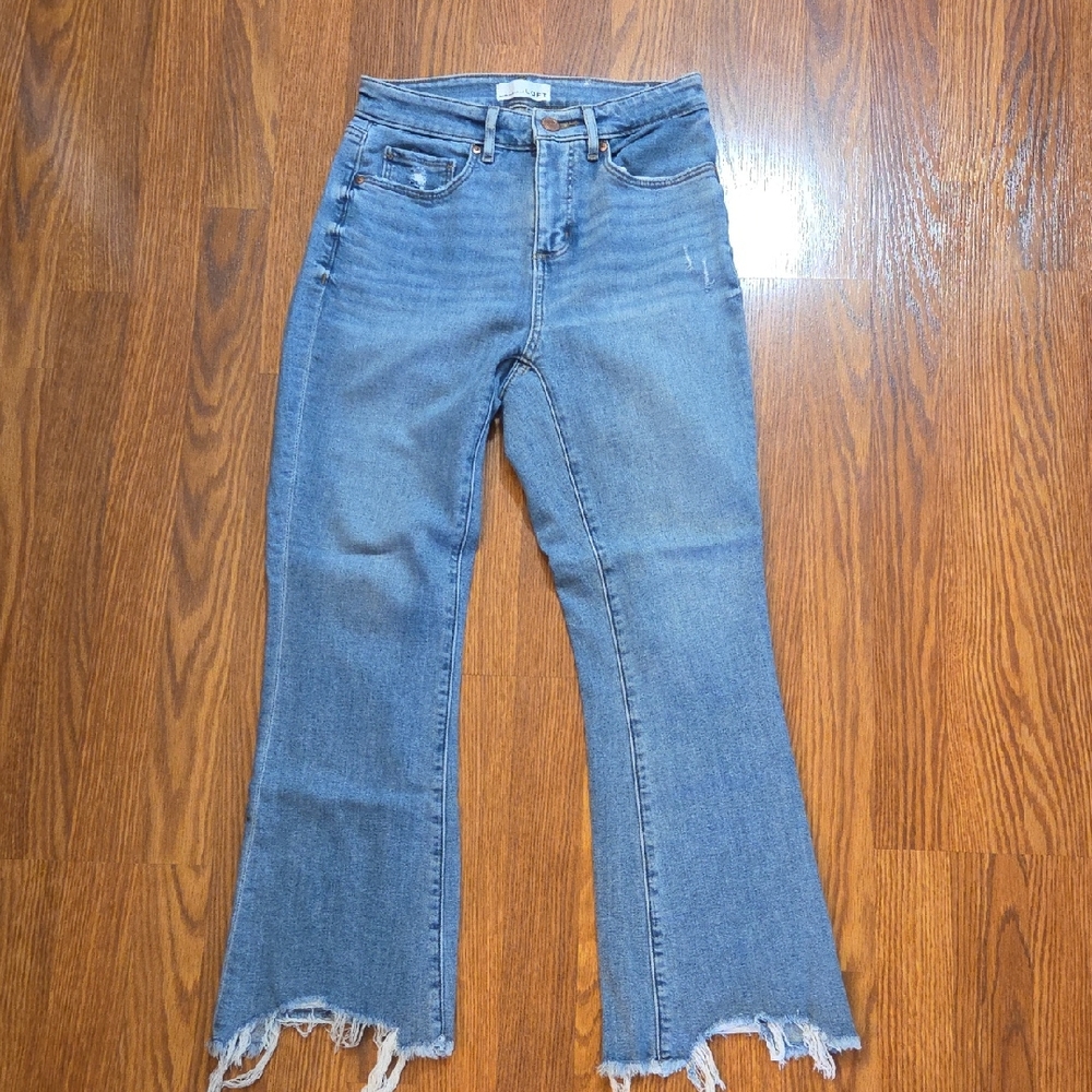 LOFT Light Blue Flare Jeans